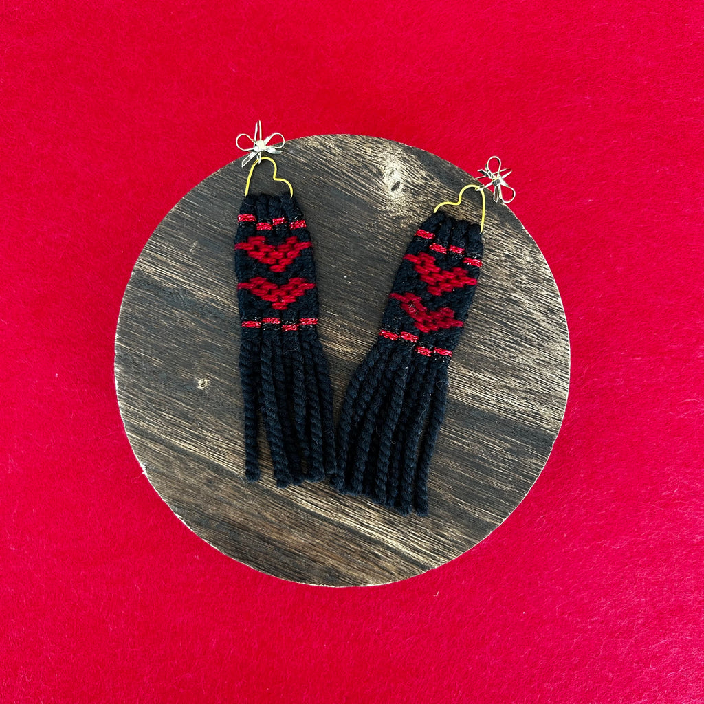 Raven's Obsession Ravenstail Earrings