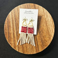 Mini Stripe Everyday Adornment Red/Pink