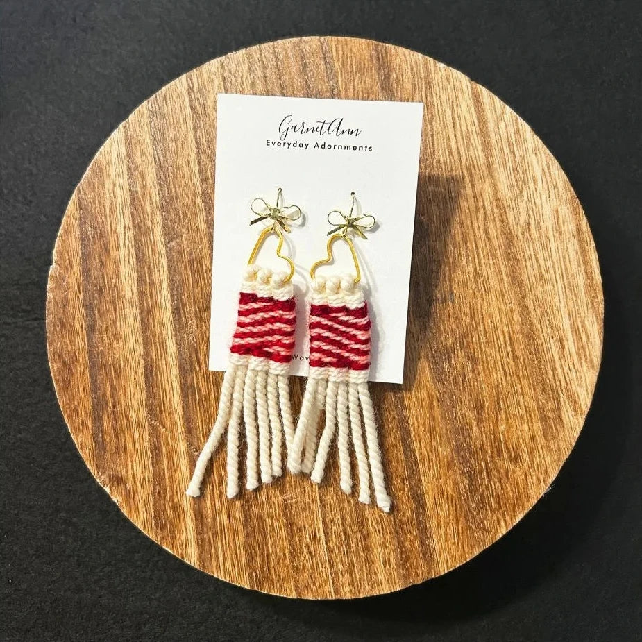 Mini Stripe Everyday Adornment Red/Pink