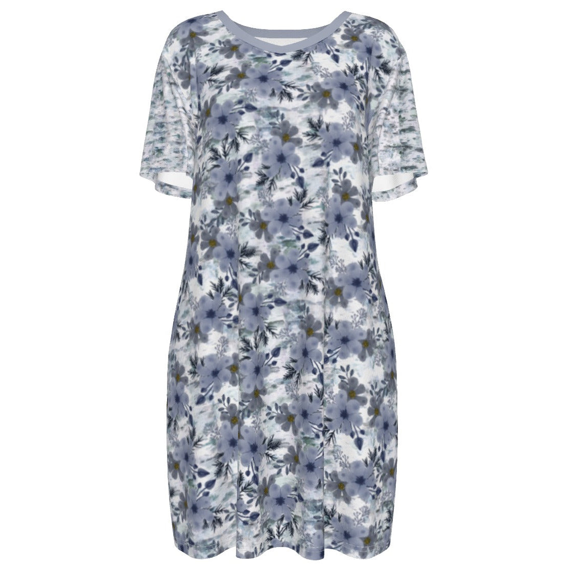 Arctic Floral Tee Dress