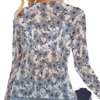 Arctic Floral Birch Mesh LS