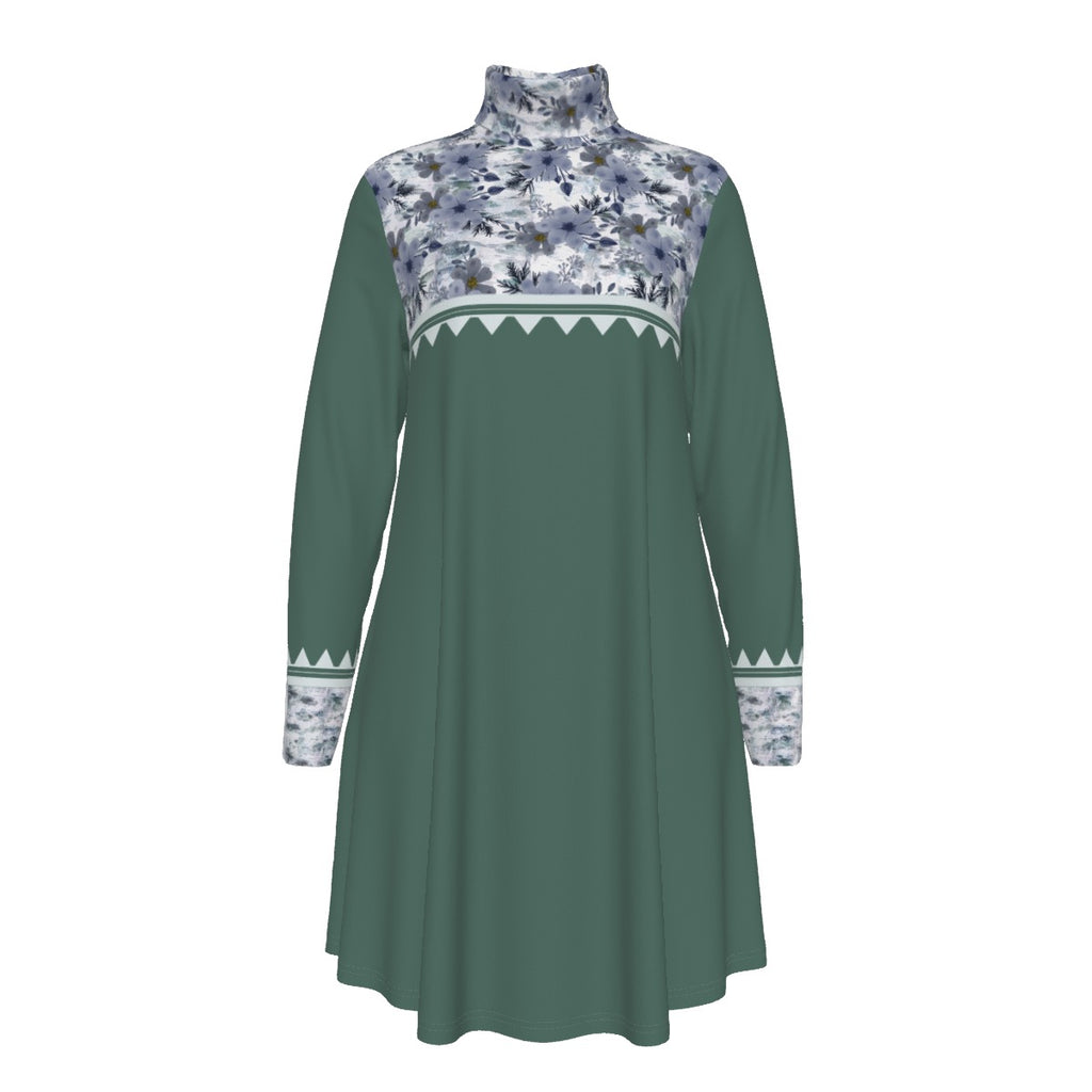 High Neck Dress
