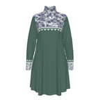 High Neck Dress